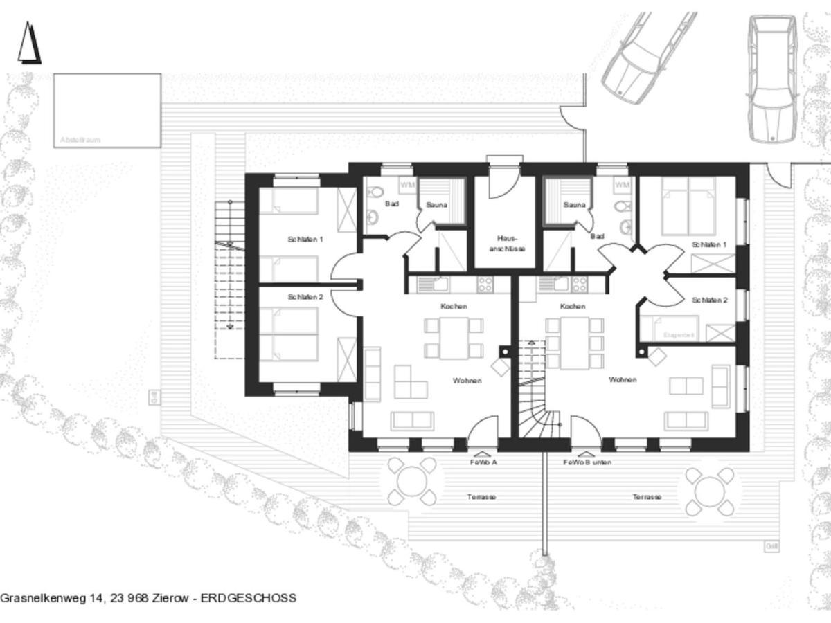 5-Bedroom Holiday Home In Zierow With Garden ห้อง รูปภาพ